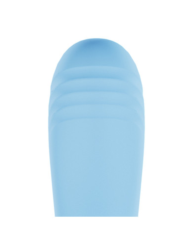 Andria - G-Spot Vibrating and Tap Clit Stimulator with LED - Blue