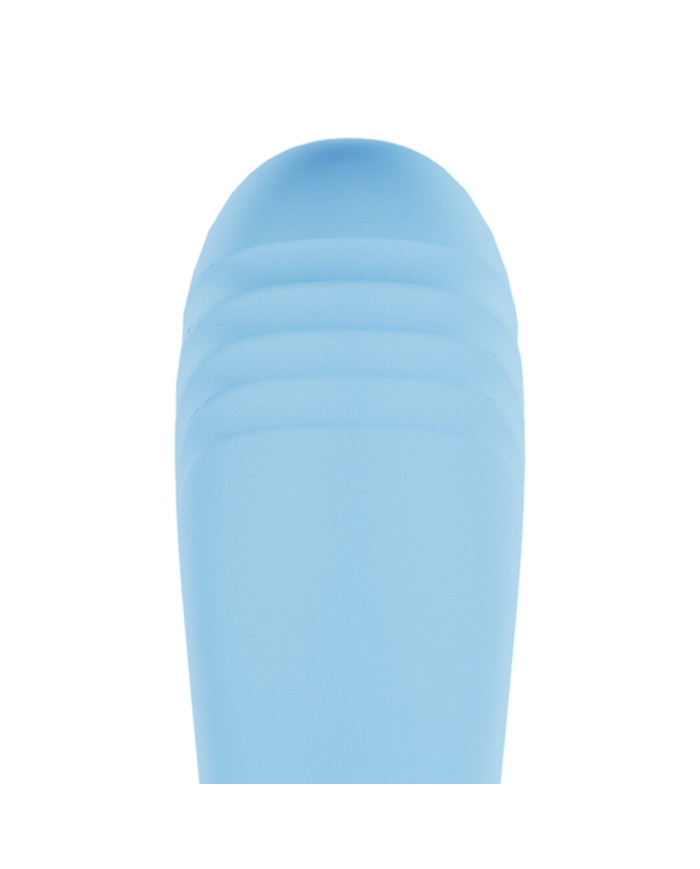 Andria - G-Spot Vibrating and Tap Clit Stimulator with LED - Blue