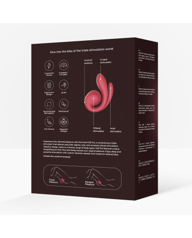 GIZI Pro - Triple Stimulator - Bordeaux
