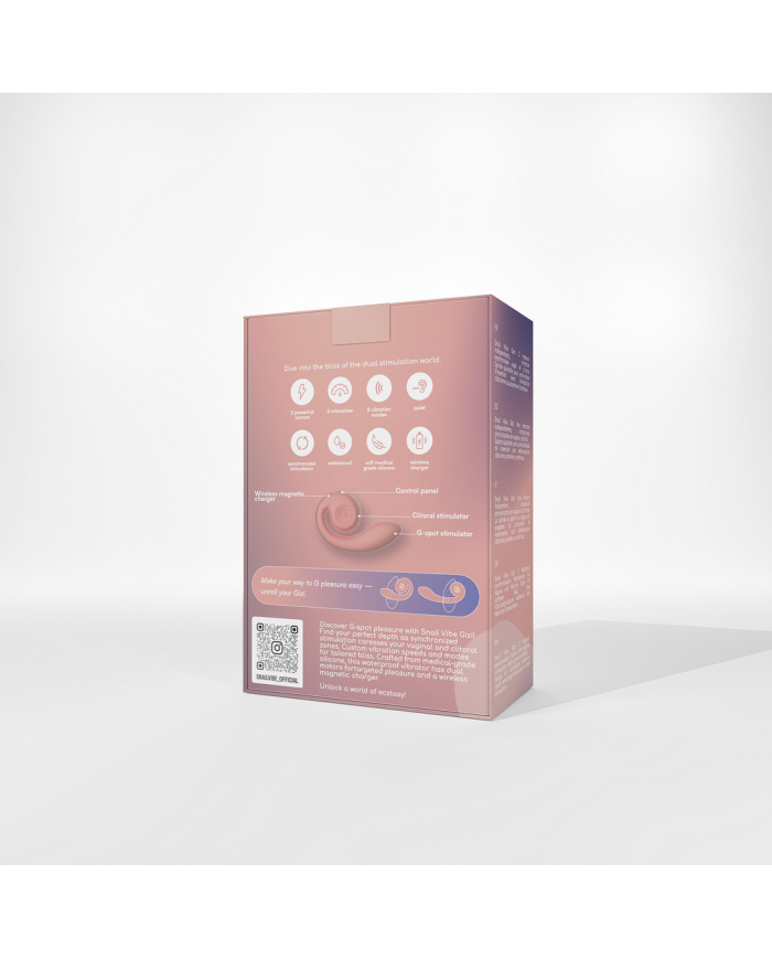GIZI - Dual G-Spot Stimulator - Peachy Pink
