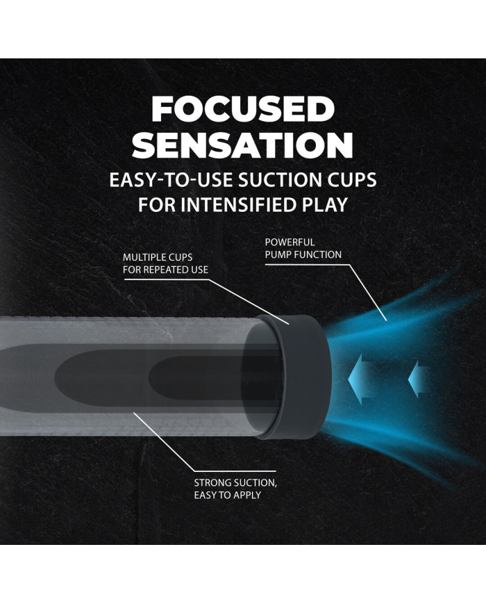 HyperPump - Rechargeable Penis Pump - Gun Metal