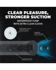 Engage - Automatic Waterproof Penis Pump and Masturbator - Gun Metal