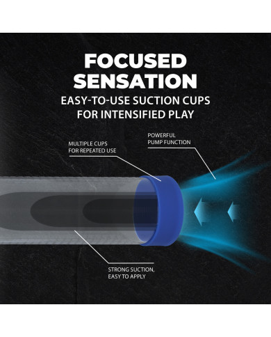 HyperPump - Rechargeable Penis Pump - Metallic Blue