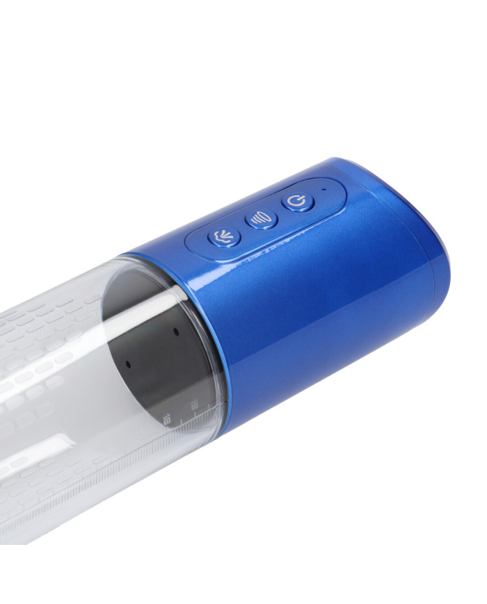 HyperPump - Rechargeable Penis Pump - Metallic Blue