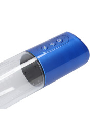 HyperPump - Rechargeable Penis Pump - Metallic Blue