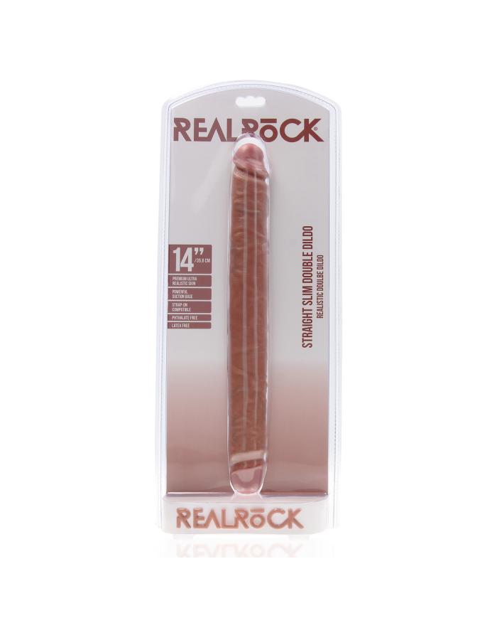 Slim Double Ended Dong 14   35,6 cm - Tan