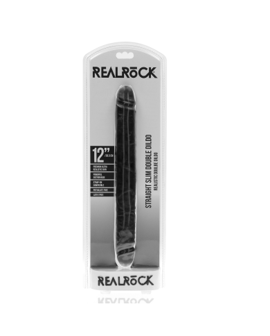 Slim Double Ended Dong 12   30,5 cm - Black