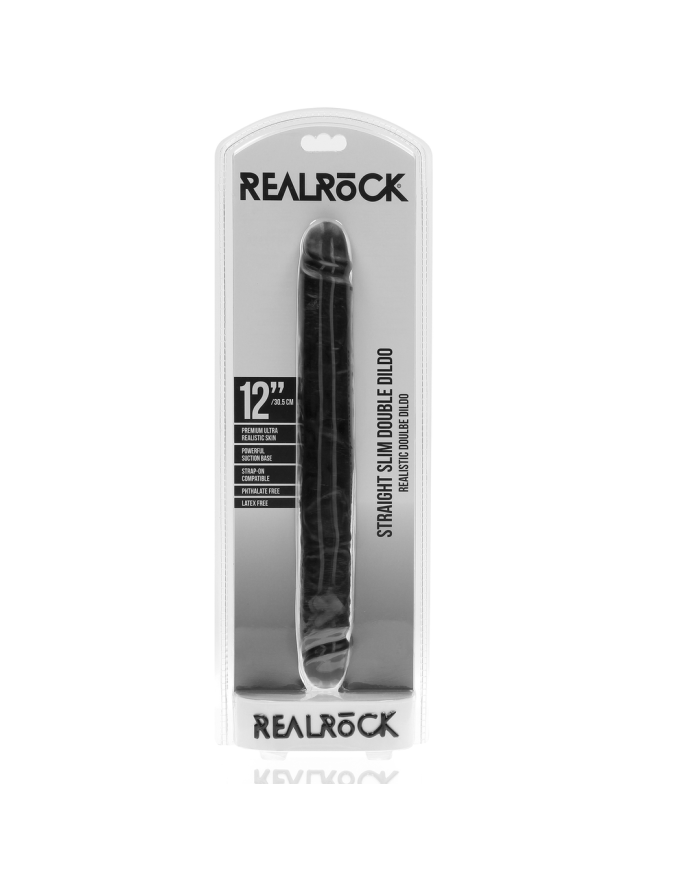 Slim Double Ended Dong 12   30,5 cm - Black