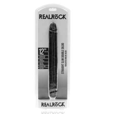 Slim Double Ended Dong 12   30,5 cm - Black