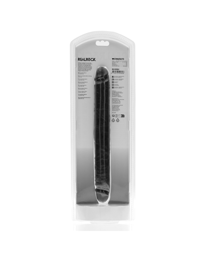 Slim Double Ended Dong 12   30,5 cm - Black