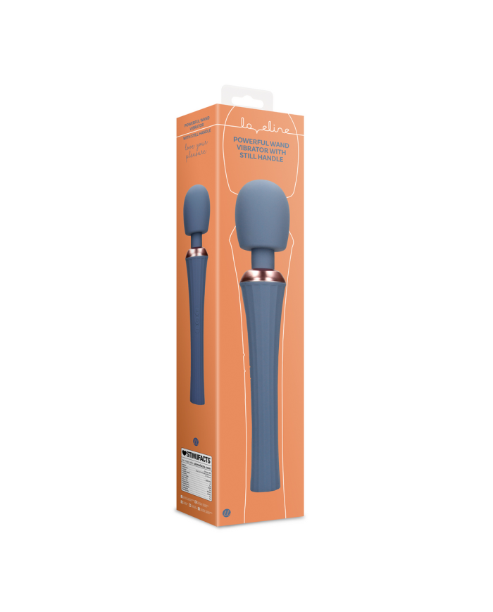 Powerful Wand Vibrator with Still Handle - Blue Nova