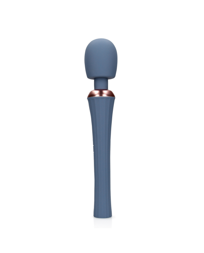 Powerful Wand Vibrator with Still Handle - Blue Nova