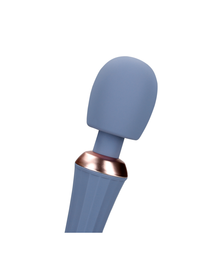 Powerful Wand Vibrator with Still Handle - Blue Nova