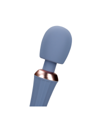 Powerful Wand Vibrator with Still Handle - Blue Nova