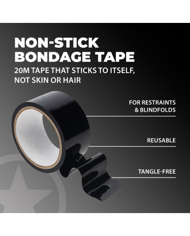 PVC Non-Stick Tape - 20 m - Black