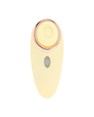 Aurie - AirTap Vibrator with Two Head Attachments - Yellow