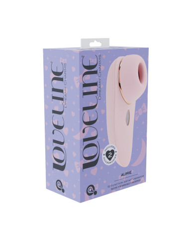 Aurie - AirTap Vibrator with Two Head Attachments - Pink
