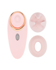 Aurie - AirTap Vibrator with Two Head Attachments - Pink