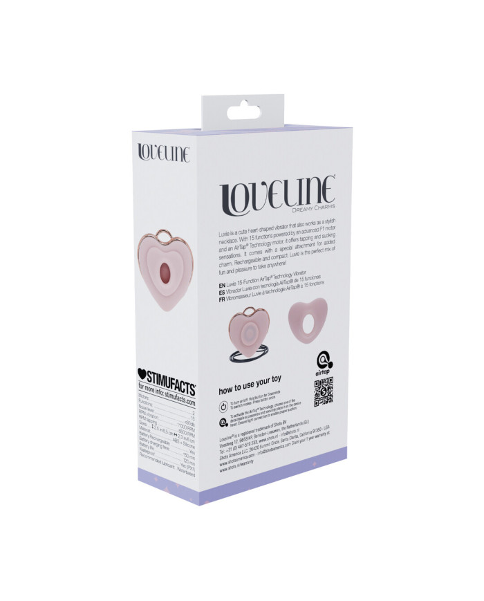 Luvie - Heart-shaped AirTap Vibrator - Pink