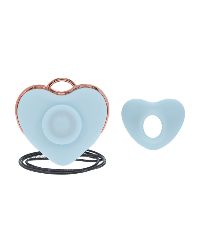 Luvie - Heart-shaped AirTap Vibrator - Blue