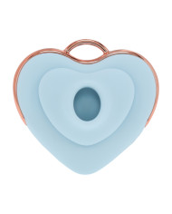 Luvie - Heart-shaped AirTap Vibrator - Blue