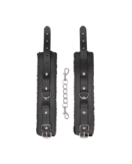 Plush Bonded Leather Hand Cuffs