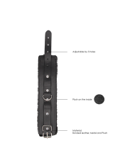 Plush Bonded Leather Hand Cuffs