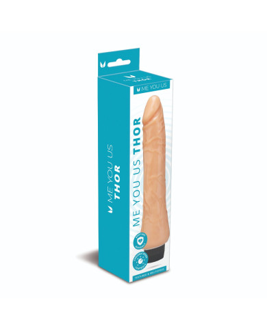 Me You Us Thor 11 Realistic Vibrator Flesh 9.6in