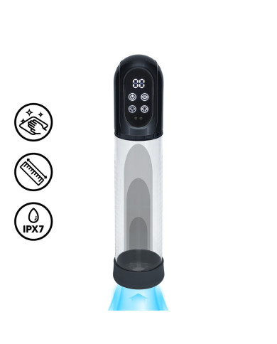 Engage - Automatic Waterproof Penis Pump and Masturbator - Gun Metal