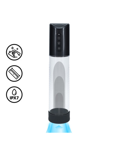 HyperPump - Rechargeable Penis Pump - Gun Metal