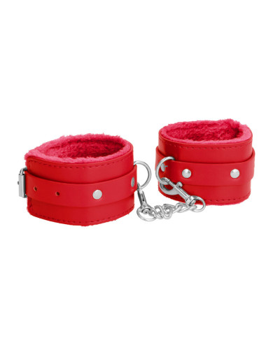 Plush Leather Handcuffs