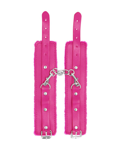 Plush Leather Handcuffs
