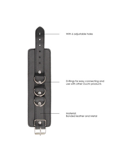 Bonded Leather Hand or Ankle Cuffs