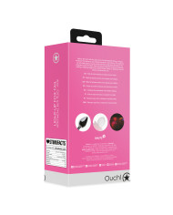 Light-up Fox Tail with Metal Butt Plug - Pink