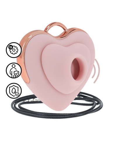 Luvie - Heart-shaped AirTap Vibrator - Pink