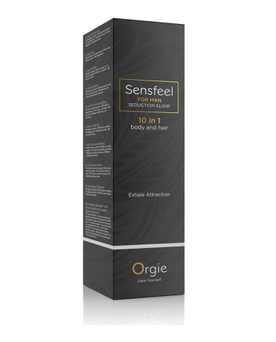 Sensfeel - Hair and Body Lotion with Pheromones for Men - 3.38 fl oz   100 ml