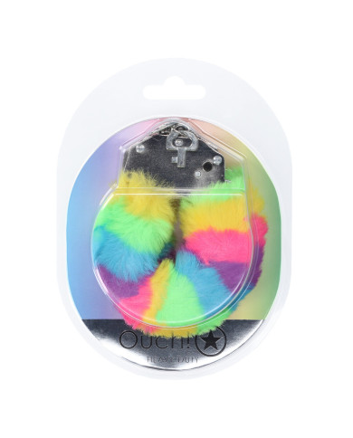 Heavy-duty Fluffy Handcuffs - Multicolor 1