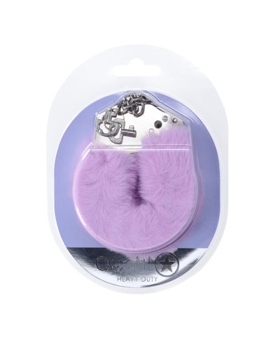 Heavy-duty Fluffy Handcuffs - Lavender