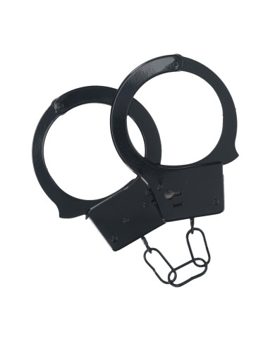 Classic Metal Handcuffs - Black