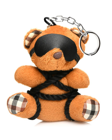 Rope Teddy Bear Keychain - Brown