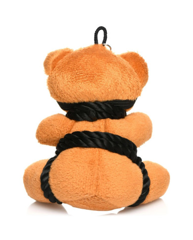 Rope Teddy Bear Keychain - Brown