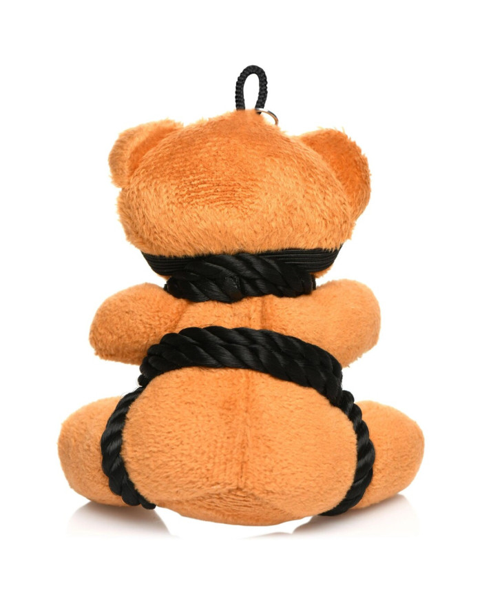 Rope Teddy Bear Keychain - Brown