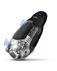 Vortex - Suction Rotation and Thrusting Masturbator Pump - Gun Metal