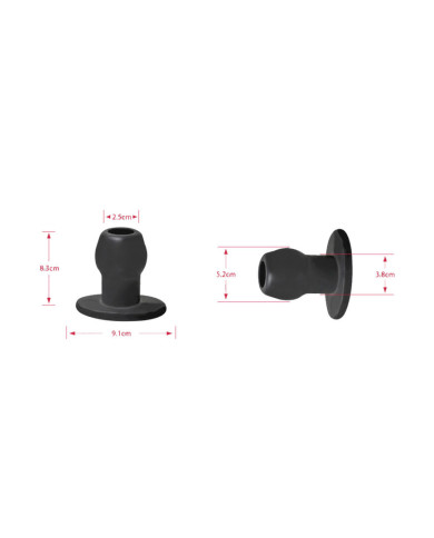 Tunnel Plug - Hollow Butt Plug - M
