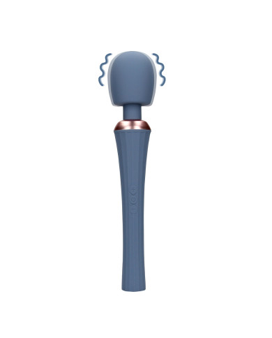 Powerful Wand Vibrator with Still Handle - Blue Nova