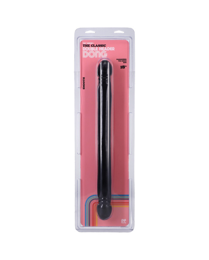 Smooth Double Header - Dildo with Double Ends - 18   45 cm