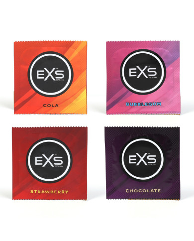 EXS Mixed Flavoured - Condoms - 12 Pieces
