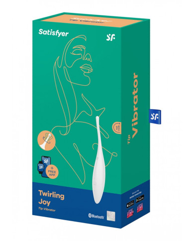 Twirling Joy - Tip Vibrator - White