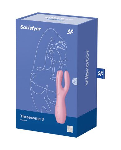 Threesome 3 - Lay-on Vibrator - Pink