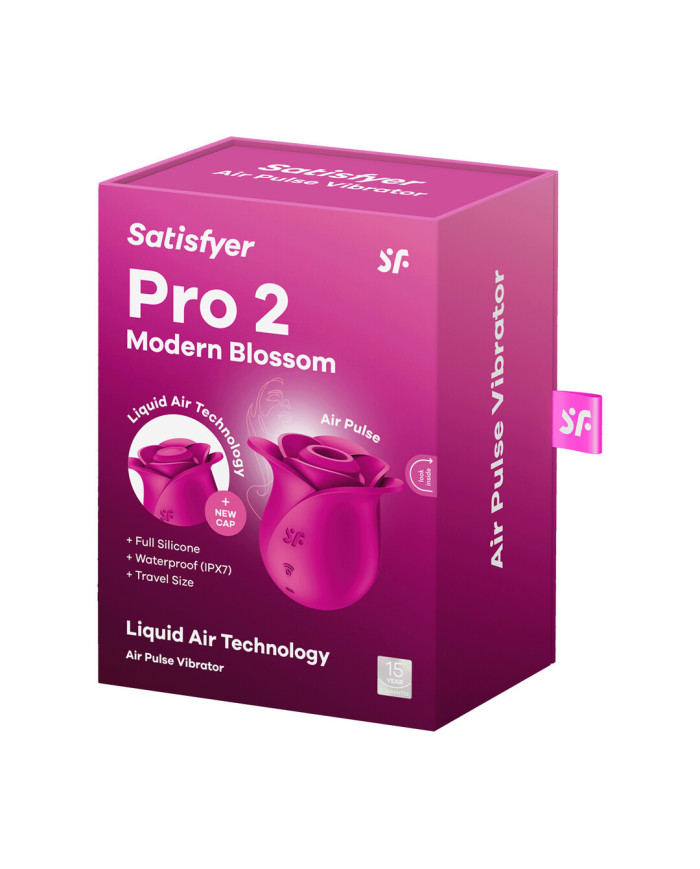 Pro 2 - Modern Blossom - Air Pulse Vibrator - Modern Pink